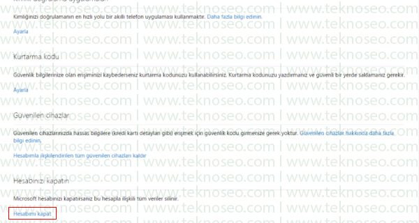 outlook delete account,outlook hesap silme,hotmail hesap silme,outlook hesabı silme resimli anlatım