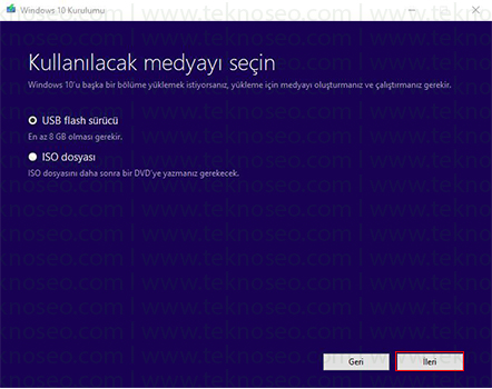 windows 10,iso indir,kurulum usb hazırlama,programsız kurulum usb hazırlama,windows 10 kurulum usb'si hazırlama