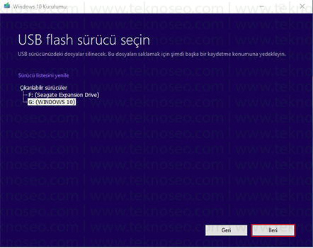 windows 10,iso indir,kurulum usb hazırlama,programsız kurulum usb hazırlama,windows 10 kurulum usb'si hazırlama