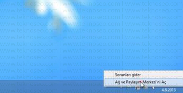 windows 8,tanımlanamayan ağ,dns tanımlama,yasak sitelere giriş,elle ip verme