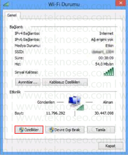 windows 8,tanımlanamayan ağ,dns tanımlama,yasak sitelere giriş,elle ip verme