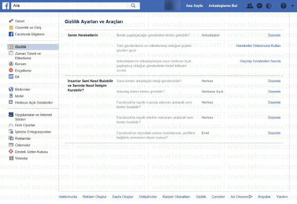 facebook aramalarında beni kimler bulabilir,facebookta beni kimler ekleyebilir,facebook gizlilik ayarları,facebookta kayıtlı telefon numaranı aratarak seni kimler bulabilir
