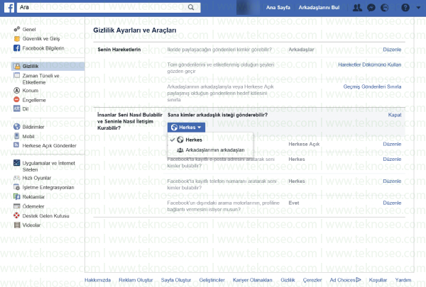 facebook aramalarında beni kimler bulabilir,facebookta beni kimler ekleyebilir,facebook gizlilik ayarları,facebookta kayıtlı telefon numaranı aratarak seni kimler bulabilir