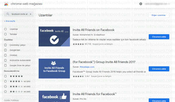 facebook tüm arkadaşları etkinliğe davet etme,facebook etkinlik daveti sınırı kaldırma,facebook invite all,facebook etkinlik davet edemiyorum