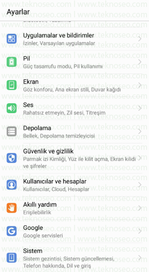 huawei,ayarları sıfırlama,uygulamaları silmeden sıfırlama,dosyaları silmeden sıfırlama,tüm ayarları sıfırlama