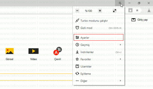 yandex,web browser,varsayılan arama motoru,arama motorunu google yapma,yandex arama motoru google yapma