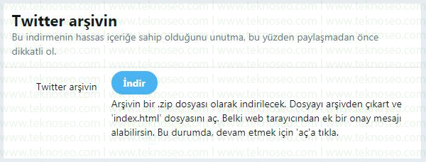 tweet arşivi açma,twitter arşiv isteme,twitter tweet arşivi,twitter arşivi açılmıyor,twitter silinen mesajları geri getirme