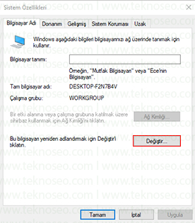 windows 10 bilgisayar adı değiştirme nasıl yapılır,bilgisayarın ismi nasıl değiştirilir,bilgisayarın ağdaki adını değiştirme,bilgisayar adını değiştirme,bilgisayar adı değiştirme win10