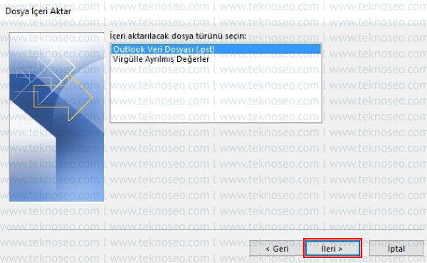 microsoft office,outlook,backup,yedek geri yükleme,yedek nasıl geri yüklenir