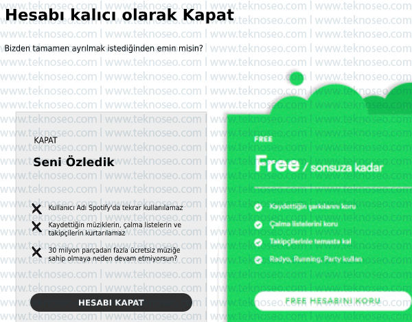 spotify hesap silme,spotify delete account,spotify üyelik kapatma,spotify hesabı kalıcı olarak silme