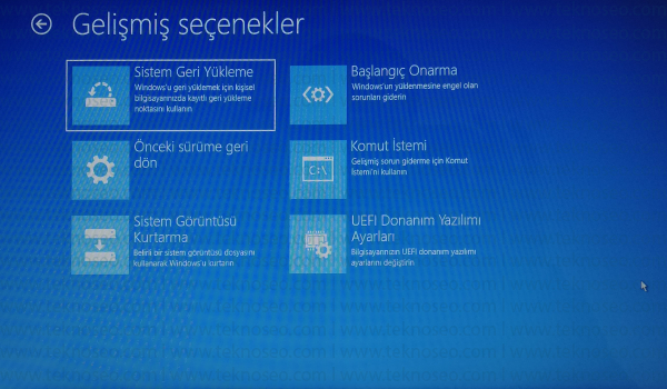 windows 10,imaj yükleme,sistem görüntüsünü geri yükleme,yedek geri yükleme,sistem kurtarma
