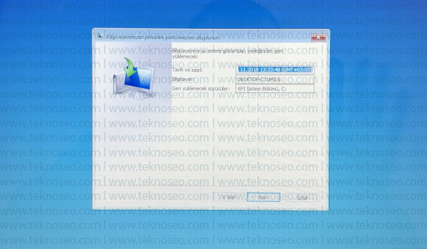 windows 10,imaj yükleme,sistem görüntüsünü geri yükleme,yedek geri yükleme,sistem kurtarma