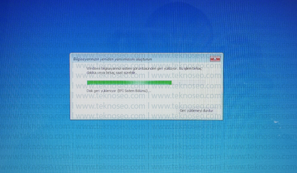 windows 10,imaj yükleme,sistem görüntüsünü geri yükleme,yedek geri yükleme,sistem kurtarma