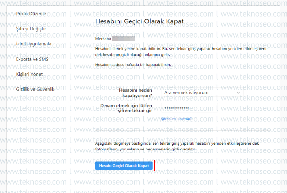 instagram,hesabı dondurma,geçici hesap kapatma,instagram hesabı nasıl dondurulur,instagram hesap dondurma