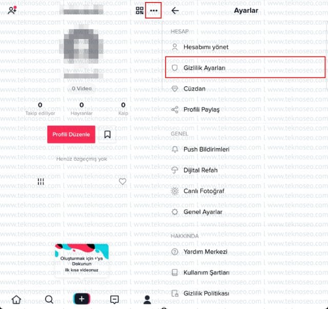 tik tok mesaj ayarı,tik tok bana kim mesaj gönderebilir,tik tok mesajları kapatmak,tik tok mesajları açmak