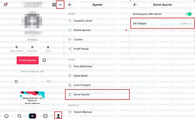 tik tok dil ayarları,tik tok dilini değiştiremiyorum,tik tok dil değiştirme,tik tok ingilizce oldu,tik tok türkçe yapma