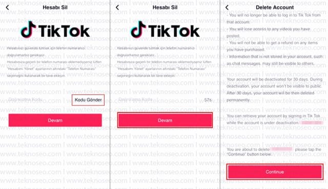 tik tok hesap dondurma,tik tok hesap silme,tik tok delete account,tik tok hesabımı donduramıyorum,tik tok hesap silme linki