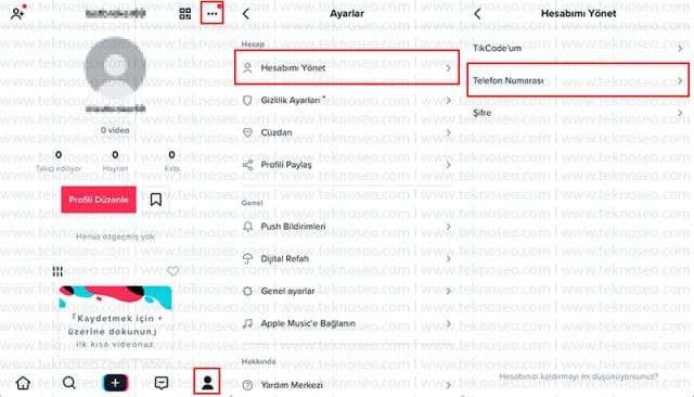 tik tok,telefon numarası ekleyemiyorum,telefon numarası ekleme,hesaba telefon numarası tanımlama,telefon numarası nasıl tanımlanır