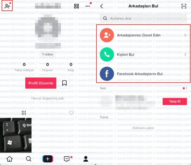 tik tok arkadaş bulma,tik tok rehberdeki kişileri bulma,tik tok facebook arkadaşlarını bulma,tik tok arkadaş davet etme