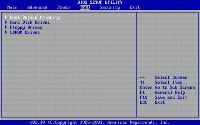 boot önceliği,bilgisayarı dvd'den başlatmak,bilgisayarı usb'den başlatmak,bios ayarları,windows yükleme için boot ayarları