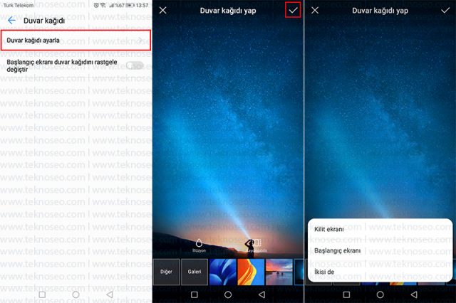 huawei,başlangıç ekranı duvar kağıdı değiştirme,kilit ekranı duvar kağıdı değiştirme,başlangıç ekranı duvar kağıdı ayarlama,kilit ekranı duvar kağıdı ayarlama