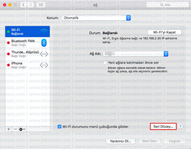 mac,macbook,dns kontrolü,dns değiştirme,yasaklı sitelere giriş,manuel dns tanımlama
