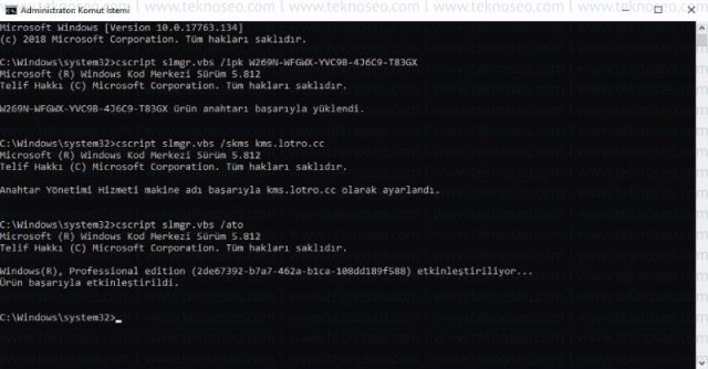 windows 10,etkinleştirme,programsız etkinleştirme,etkinleştirme kodu