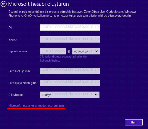 windows 8.1,temiz kurulum,format atma,microsoft hesabı olmadan windows kurulumu,format nasıl atılır