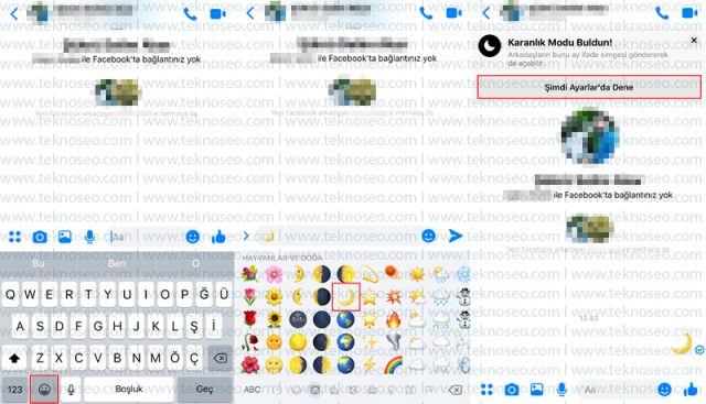 facebook,messenger,facebook messenger,karanlık mod,dark mode