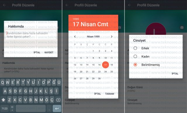 tango,profil düzenleme,doğum tarihi düzeltme,ad soyad değiştirme,profil resmi,kapak resmi