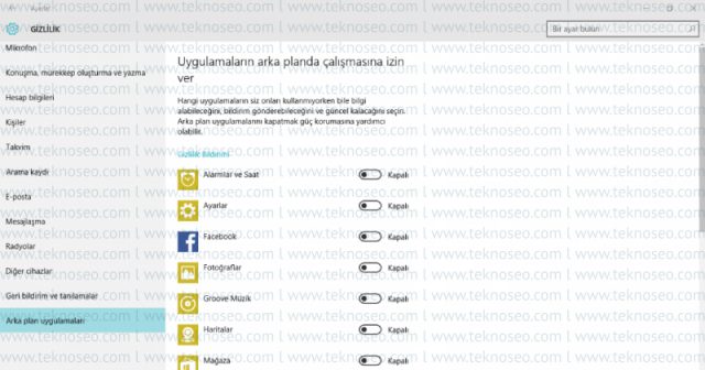 windows 10,arka planda çalışan uygulamaları kapatma,gereksiz hizmetler,arka planda çalışan programları kapatma,hızlandırma