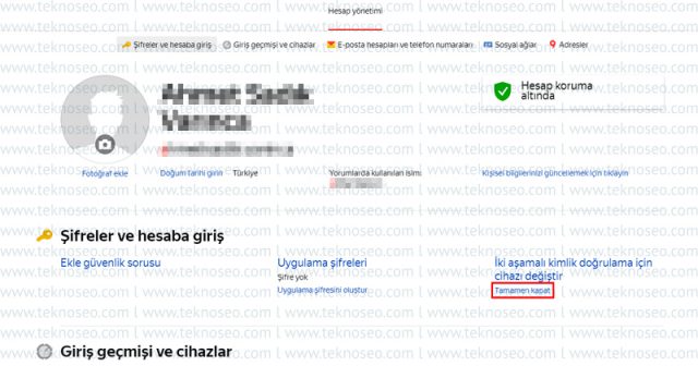 yandex,yandex mail,iki aşamalı kimlik doğrulama kapatma,iki aşamalı kimlik doğrulama devre dışı bırakma
