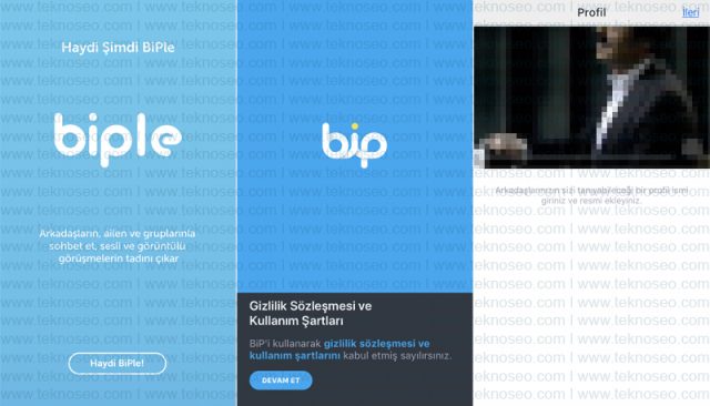 bip,hesap açma,üyelik,hesap oluşturma,yeni kayıt
