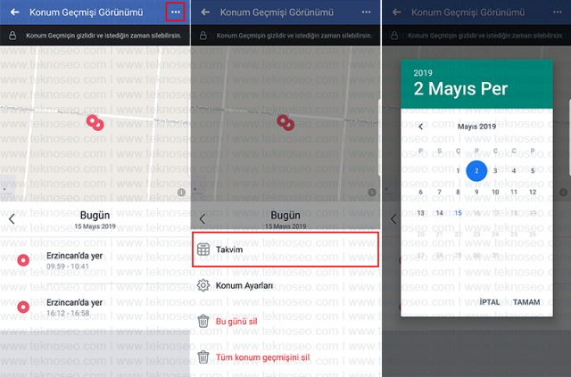 facebook,konum,geçmiş,görüntüleme