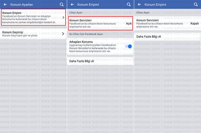 facebook,konum geçmişi,konum servisleri,konum erişimi,kapatma