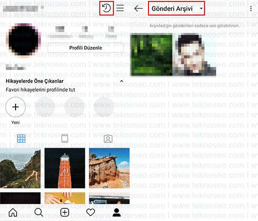 instagram,fotoğraf arşivleme,gönderi arşivleme,gönderi arşivi,gönderi arşivi nerede