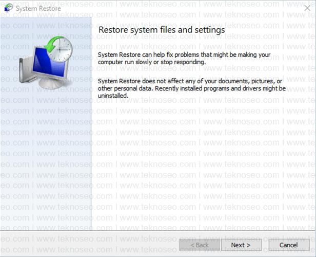 windows 10,sistem geri yükleme,system restore,sistem geri yükleme nasıl yapılır