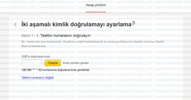 yandex,yandex mail,iki aşamalı kimlik doğrulama,yandex anahtar