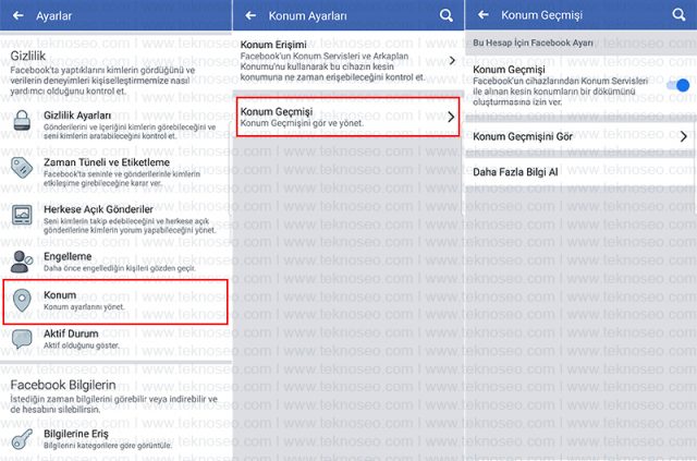 facebook,konum geçmişi,konum geçmişi silme,konum geçmişi kapatma