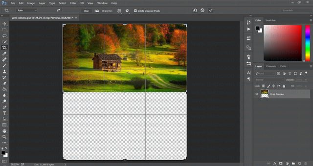 photoshop,su yansıma efekti,eğitim,nasıl yapılır