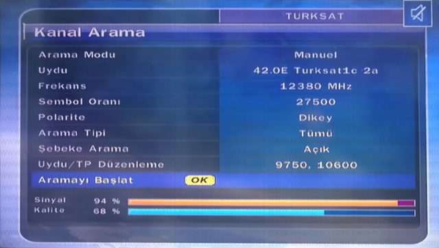 goldmaster,turksat 4a,fabrika ayarlarına alma,kanal arama,kurulum