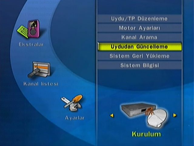 goldmaster,uydu alıcısı,yazılım,güncelleme,uydudan güncelleme