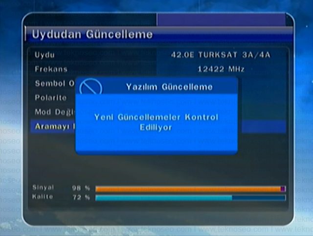 goldmaster,uydu alıcısı,yazılım,güncelleme,uydudan güncelleme