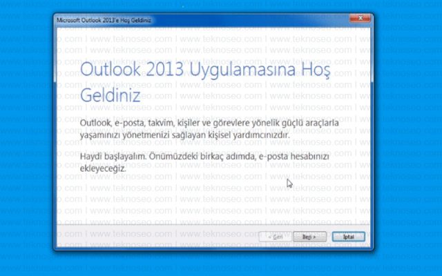 microsoft,outlook,hesap ekleme,kurulum