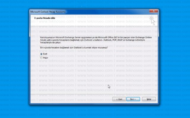 microsoft,outlook,hesap ekleme,kurulum