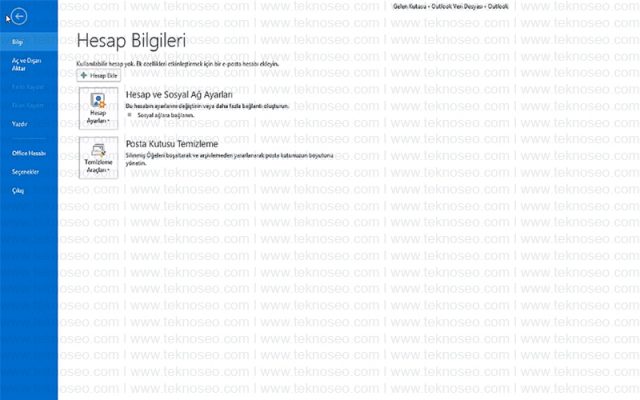 microsoft,outlook,hesap ekleme,kurulum