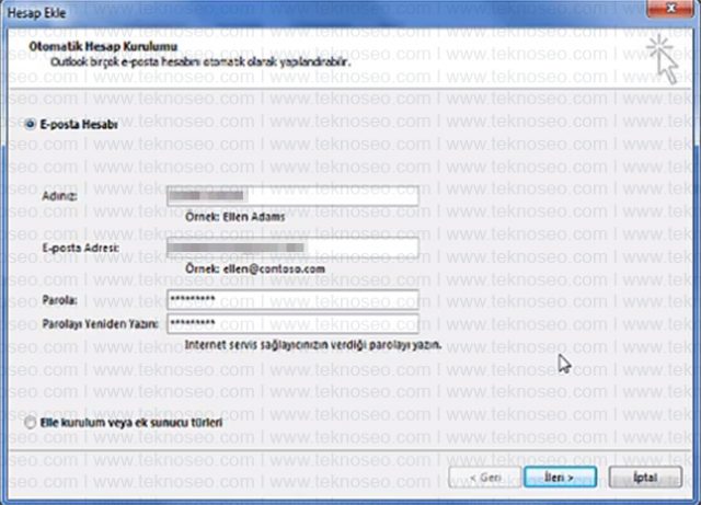 microsoft,outlook,hesap ekleme,kurulum
