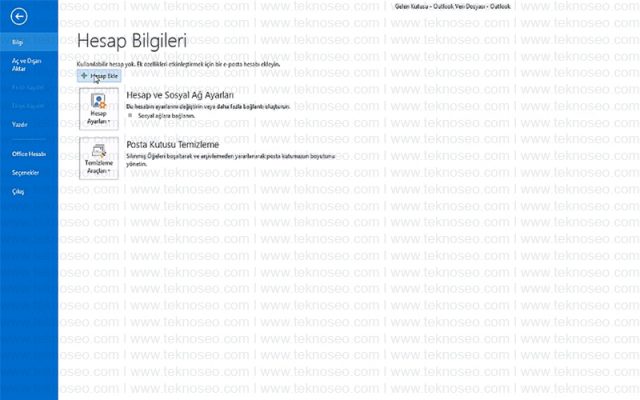 microsoft,outlook,pop3,imap,kurulum,hesap ekleme