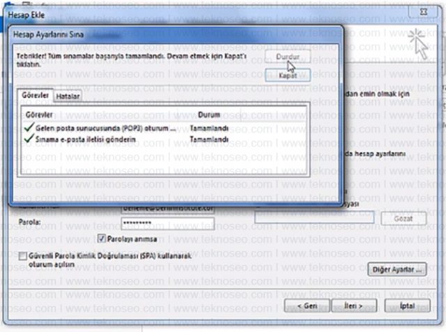microsoft,outlook,pop3,imap,kurulum,hesap ekleme