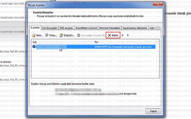 microsoft,outlook,e-posta,kaldırma,silme